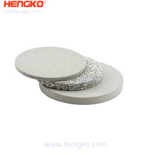 304/316/316L Customized Porous Stainless Steel Sintered Filter Disc For Various Filtration System